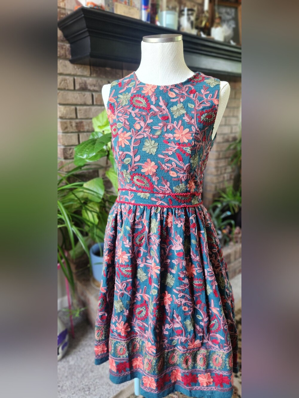 Adelyn Rae Needlepoint Garden Dress